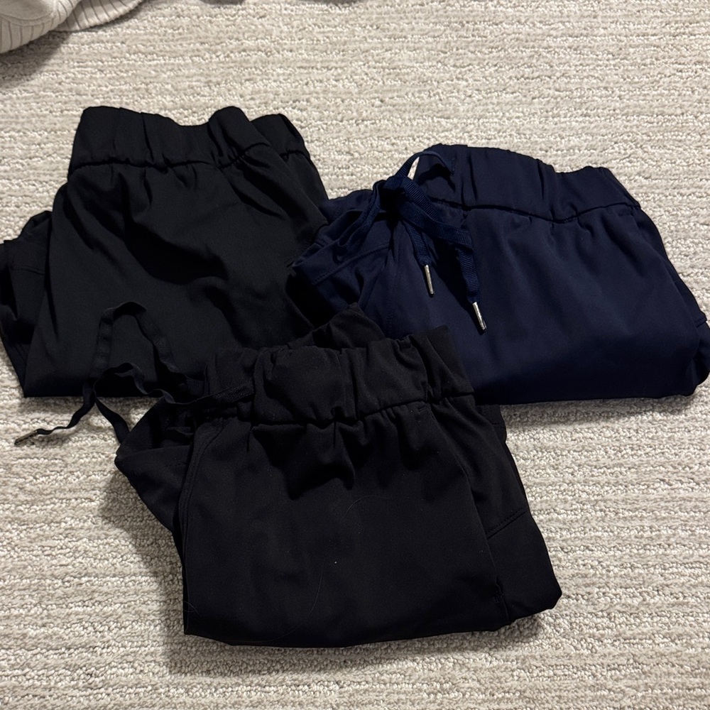 Womens Black and Navy Bottoms